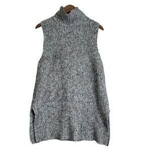 T Alexander Wang Women’s S Mohair Blend Knit Sleeveless Turtleneck Sweater